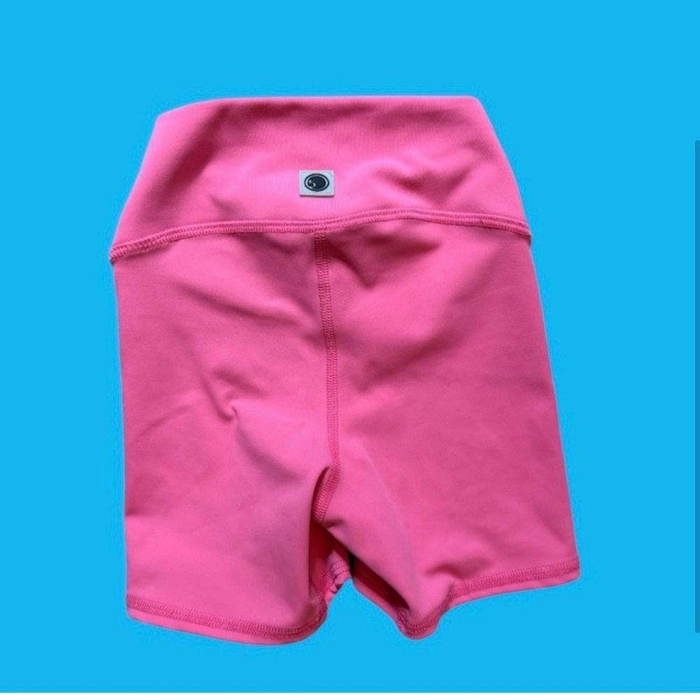 Five The Label hot pink dance shorts